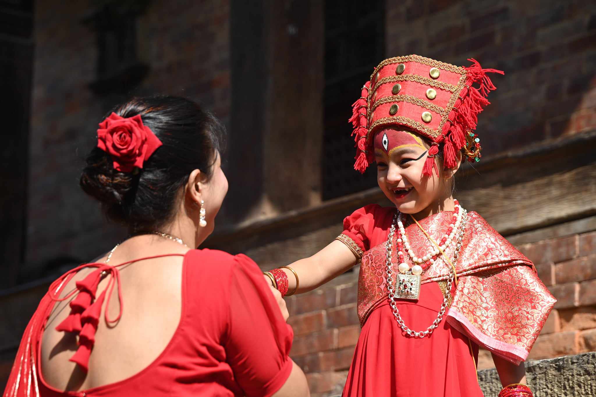 इन्द्रजात्राअन्तर्गत बसन्तपुरमा कुमारी पूजा (तस्वीरहरू)
